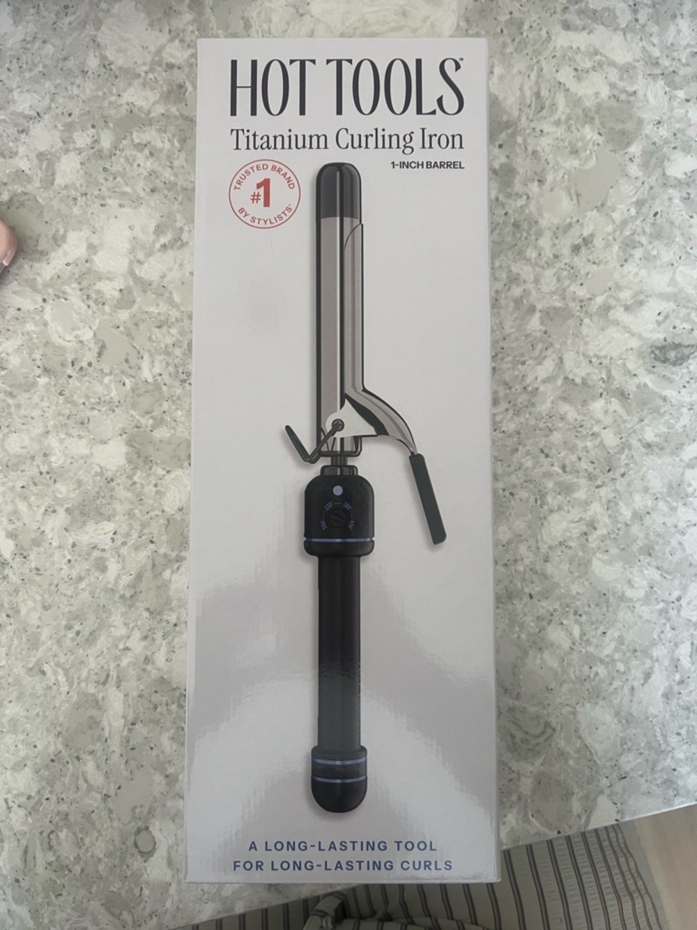 Hot Tools 1" Titanium Curling Iron  NEW